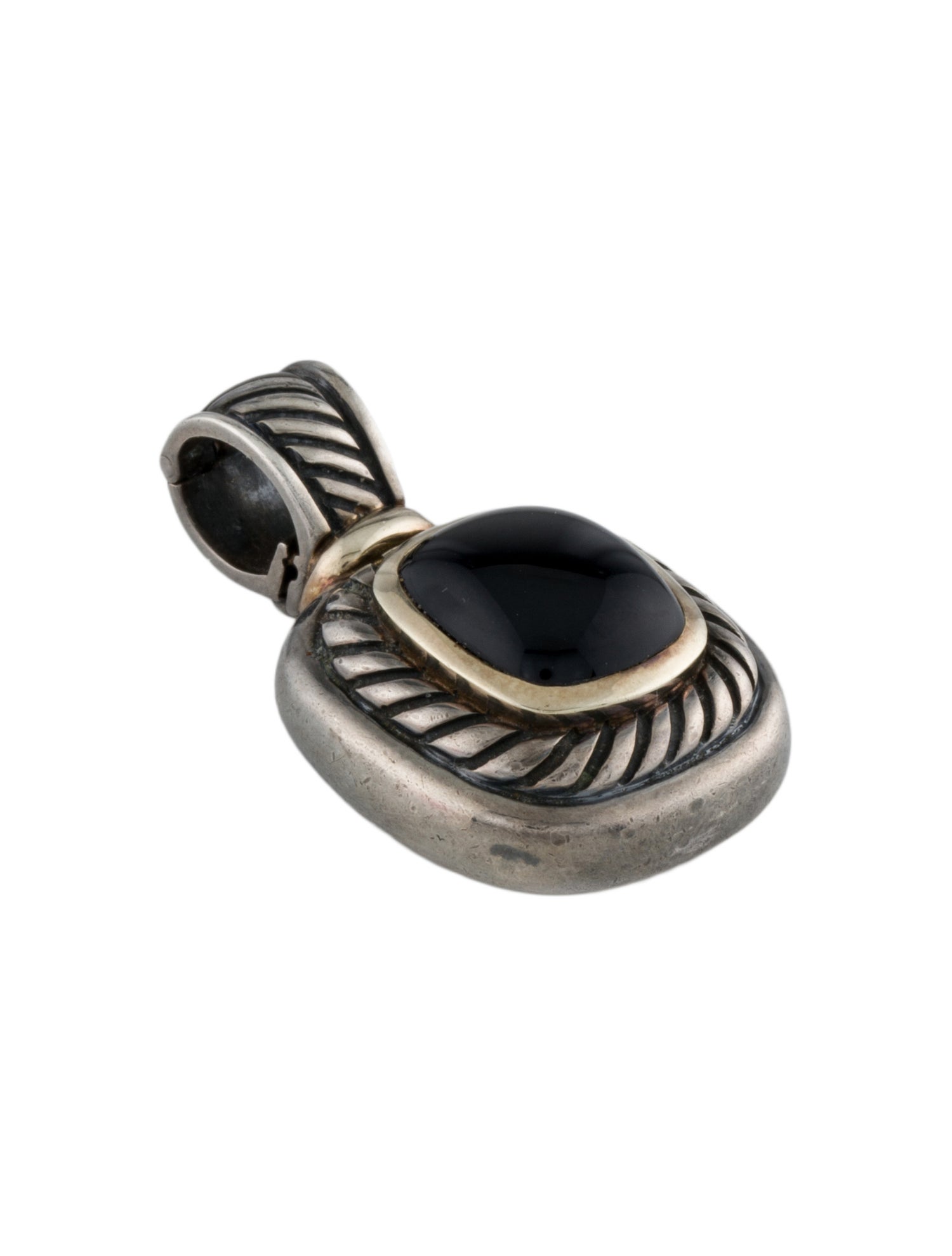 David Yurman Onyx Albion Pendant Enhancer