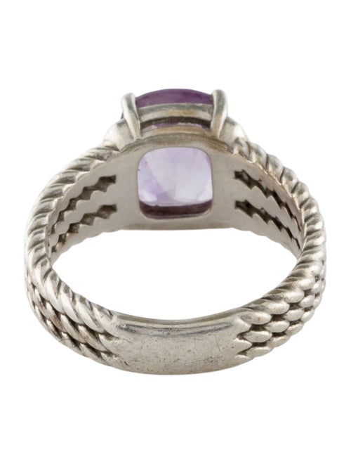 David Yurman Amethyst & Diamond Petite Wheaton® Ring