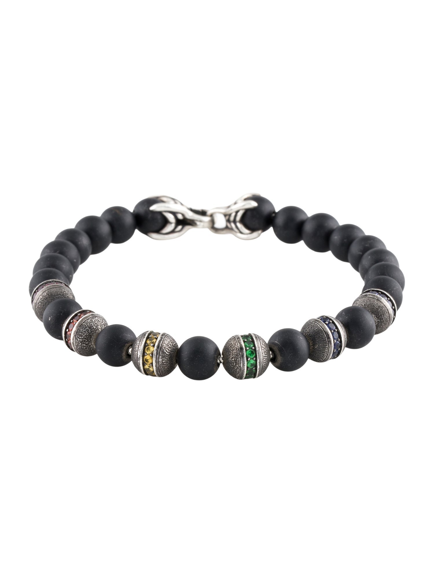 David Yurman Multistone Rainbow Spiritual Beads Bracelet
