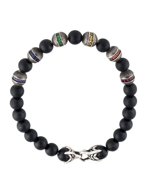 David Yurman Multistone Rainbow Spiritual Beads Bracelet