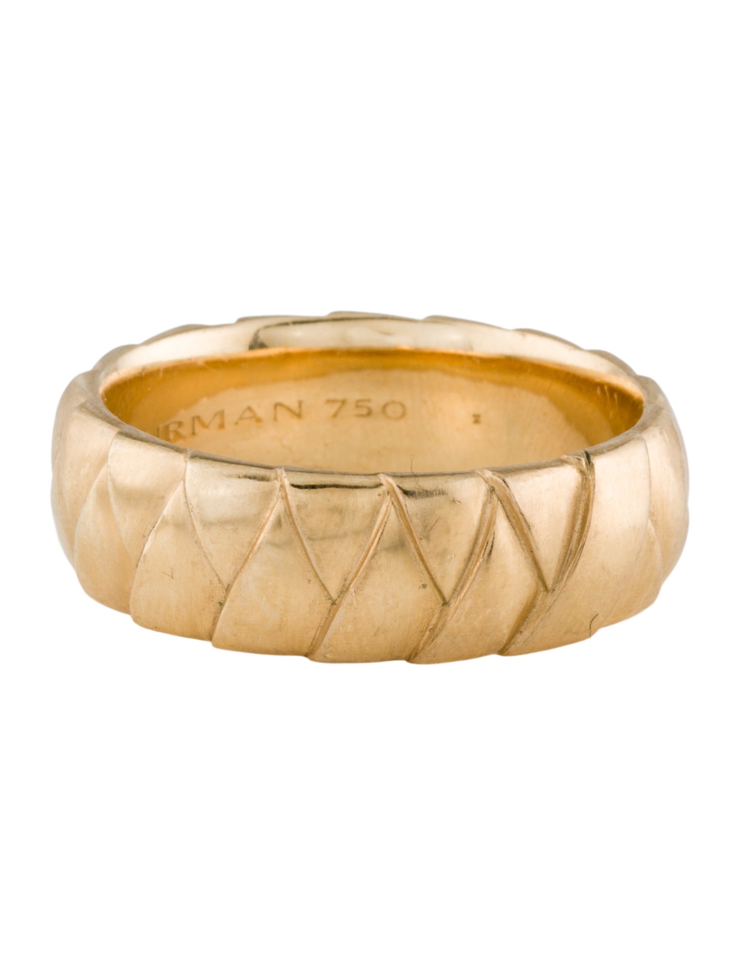 David Yurman 18K Cairo Wrap Band Ring