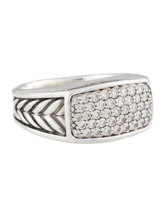 David Yurman Diamond Chevron Ring