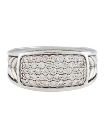 David Yurman Diamond Chevron Ring