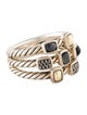 David Yurman Multi-Stone Three Row Confetti Ring