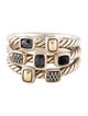 David Yurman Multi-Stone Three Row Confetti Ring