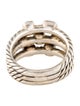 David Yurman Multi-Stone Three Row Confetti Ring