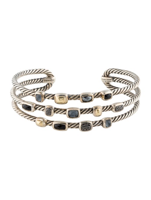 David Yurman Multistone & Diamond Confetti Cuff Bracelet