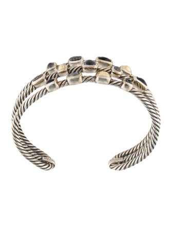 David Yurman Multistone & Diamond Confetti Cuff Bracelet