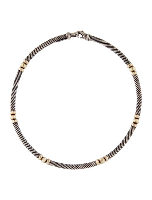 David Yurman Two-Tone Metro Collar Necklace