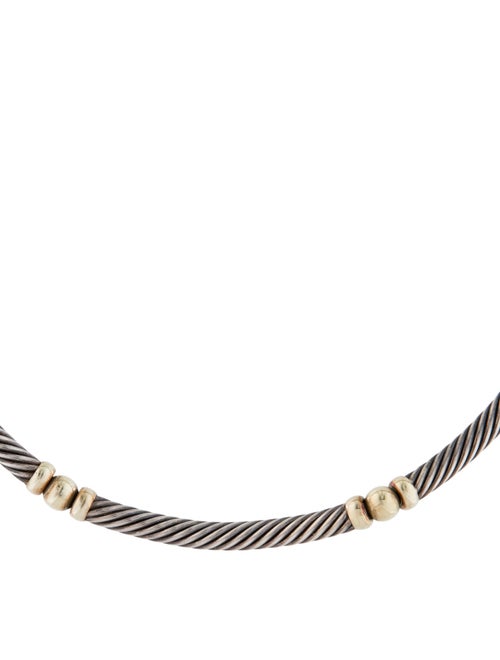 David Yurman Two-Tone Metro Collar Necklace