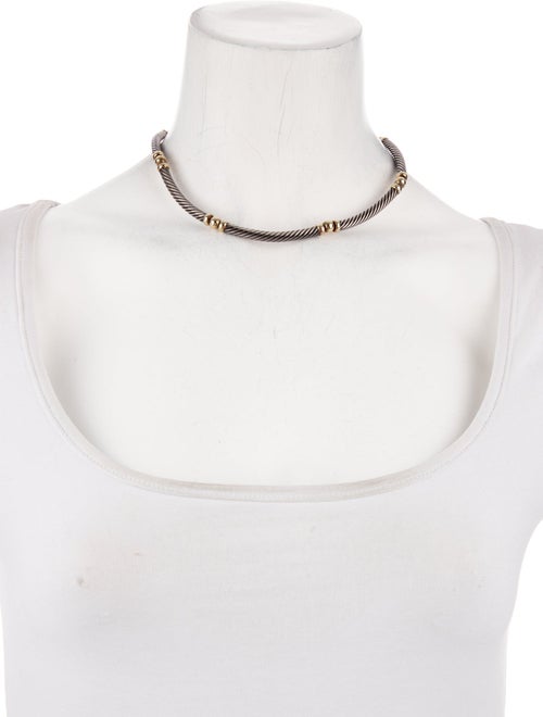 David Yurman Two-Tone Metro Collar Necklace
