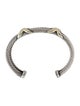 David Yurman Two-Tone Double X Station Cuff Bracelet