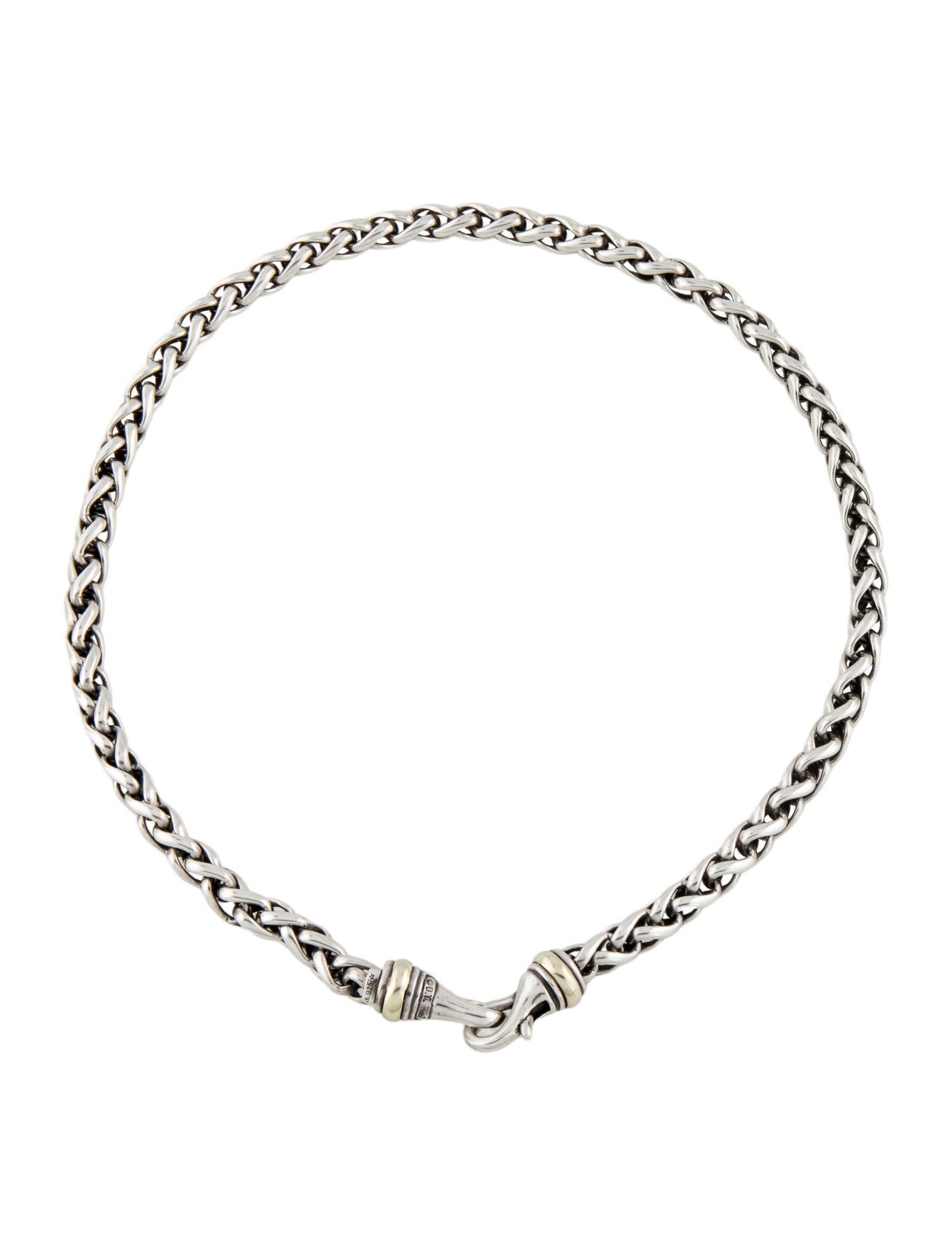 David Yurman Two-Tone Wheat Chain