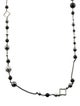 David Yurman Onyx & Hematine Quatrefoil Bijoux Bead Chain Necklace