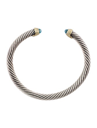 David Yurman Topaz Classic Cable Cuff Bracelet