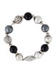 David Yurman Onyx & Hematine Elements Bead Bracelet