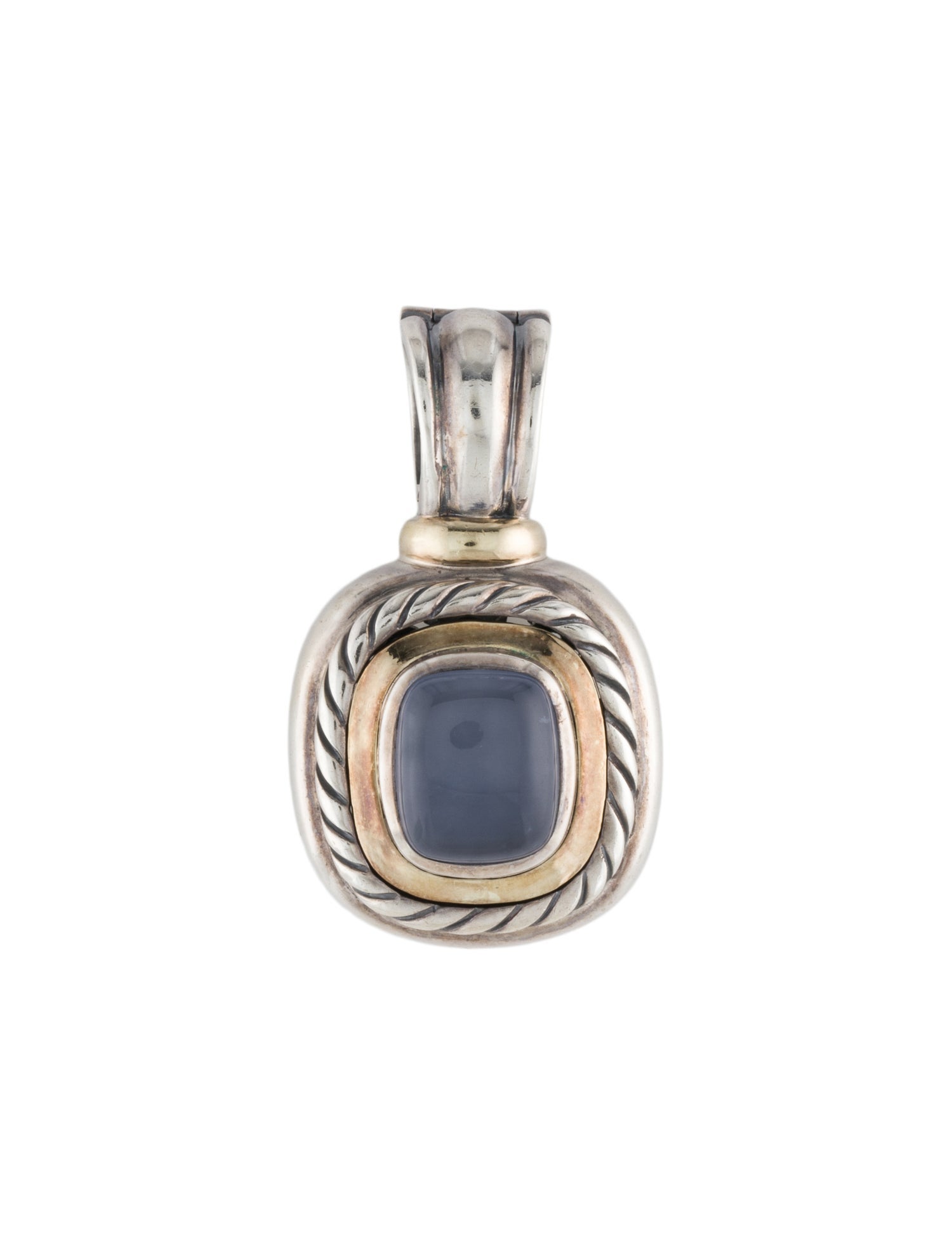 David Yurman Chalcedony Enhancer Pendant