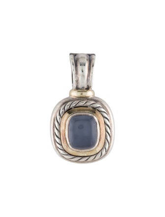 David Yurman Chalcedony Enhancer Pendant