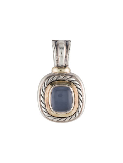 David Yurman Chalcedony Enhancer Pendant