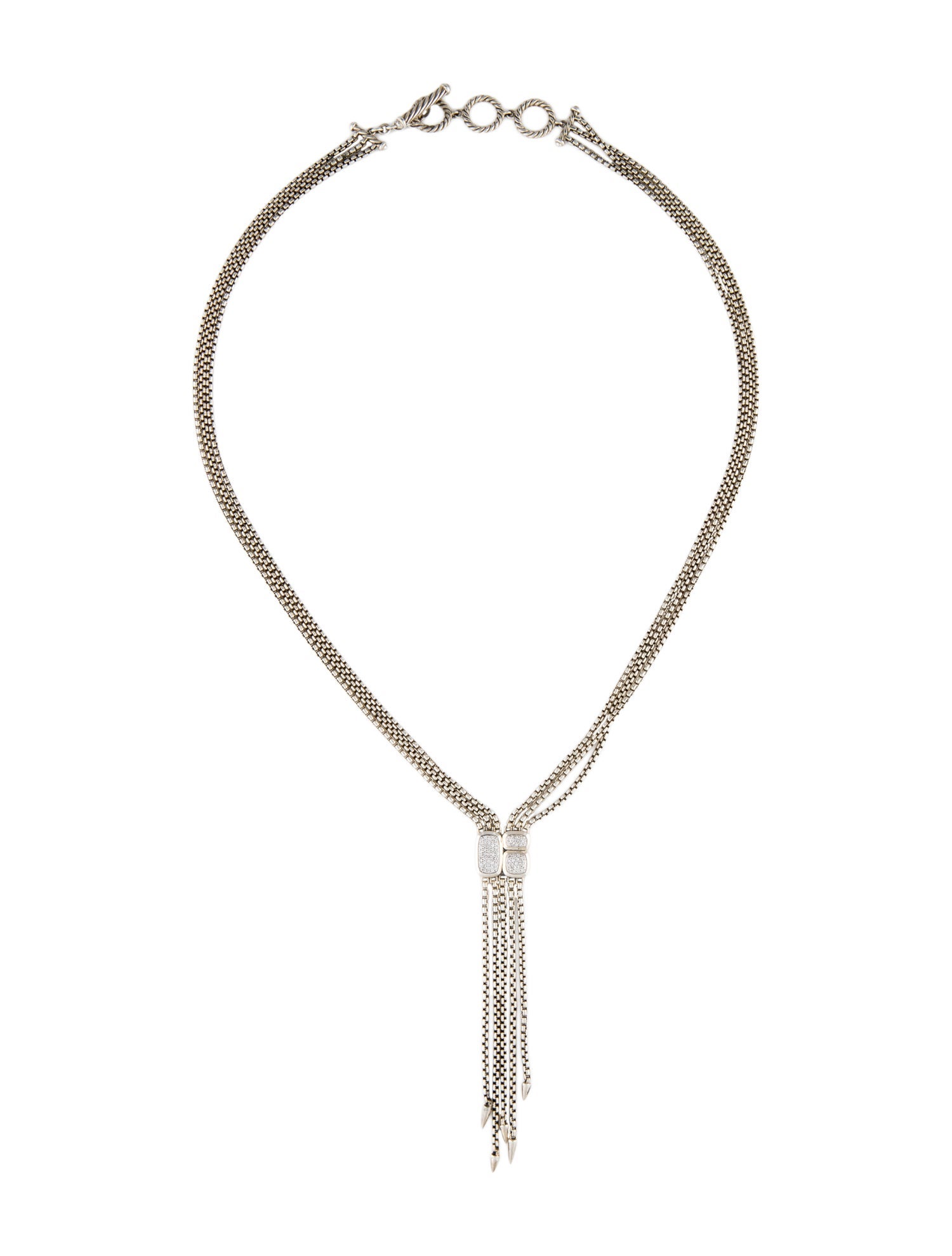David Yurman Diamond Confetti Lavalier Necklace