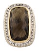 David Yurman Smoky Quartz & Diamond Albion Ring