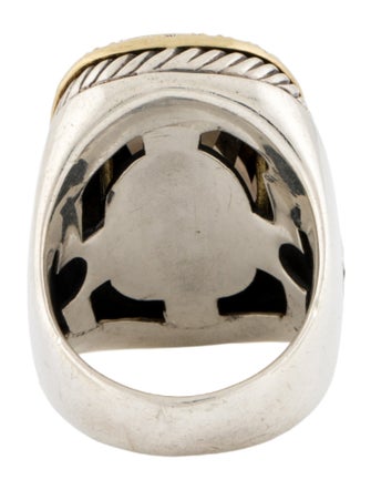 David Yurman Smoky Quartz & Diamond Albion Ring