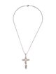 David Yurman Diamond Confetti Cross Enhancer Pendant Necklace
