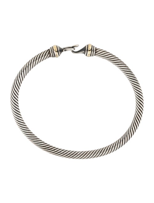 David Yurman Two-Tone Buckle Classic Cable Bracelet