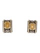 David Yurman 2.46ctw Citrine Earclips