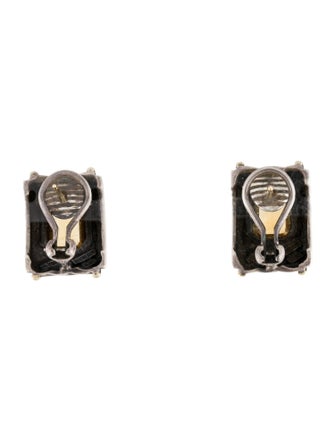 David Yurman 2.46ctw Citrine Earclips