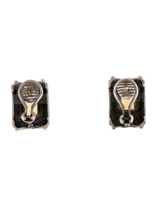 David Yurman 2.46ctw Citrine Earclips