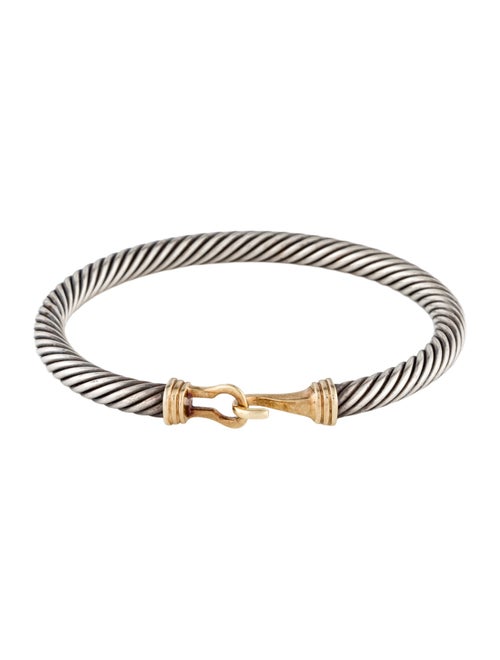 David Yurman Two-Tone Classic Cable Buckle Bracelet