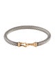 David Yurman Two-Tone Classic Cable Buckle Bracelet
