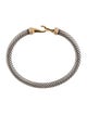 David Yurman Two-Tone Classic Cable Buckle Bracelet