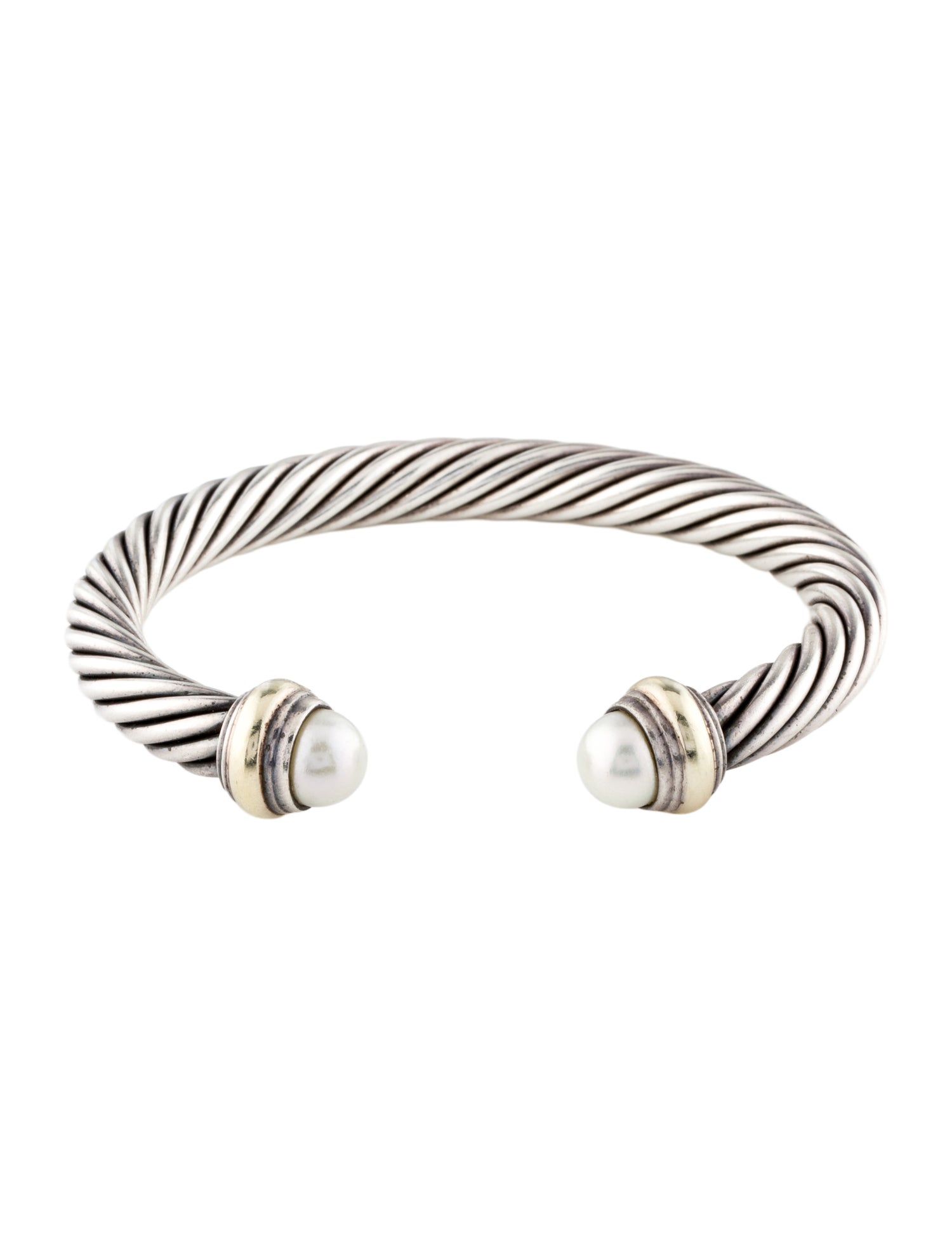 David Yurman Pearl Cable Classic Cuff