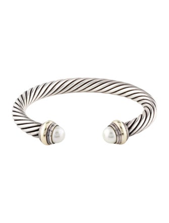 David Yurman Pearl Cable Classic Cuff