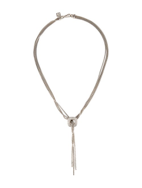David Yurman Diamond Waterfall Lariat Necklace