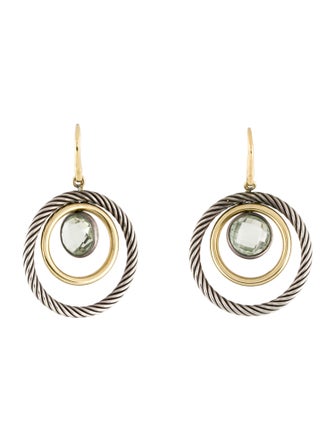 David Yurman Prasiolite Mobile Drop Earrings