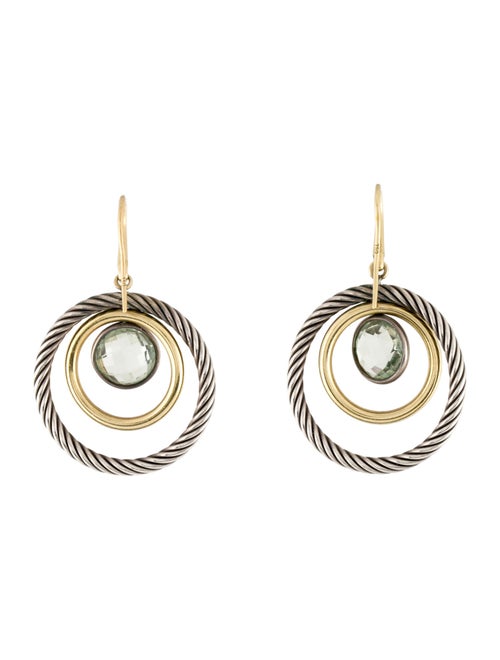 David Yurman Prasiolite Mobile Drop Earrings