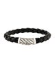 David Yurman Leather Braided Chevron Bracelet