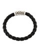 David Yurman Leather Braided Chevron Bracelet