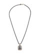 David Yurman Hematite Albion Enhancer Pendant Necklace
