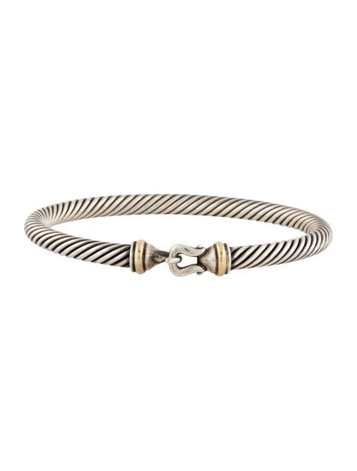 David Yurman Two-Tone Buckle Classic Cable Bracelet