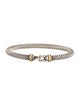 David Yurman Two-Tone Buckle Classic Cable Bracelet