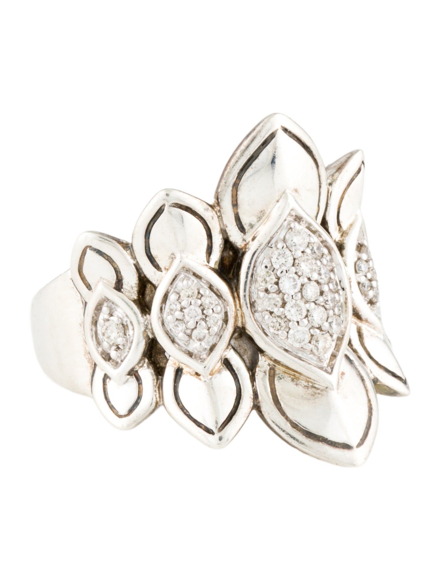 David Yurman Diamond Legends Naga Saddle Ring