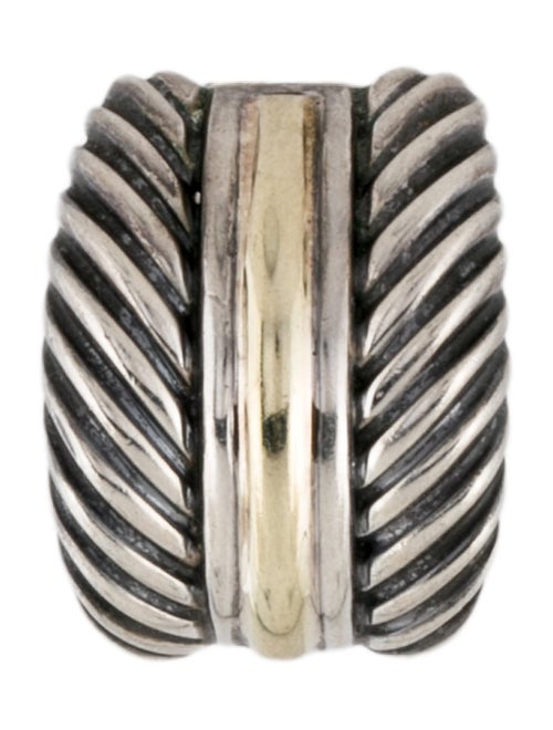 David Yurman Two-Tone Cable Earclips