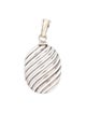 David Yurman Two-Tone Sculpted Cable Oval Locket