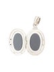 David Yurman Two-Tone Sculpted Cable Oval Locket