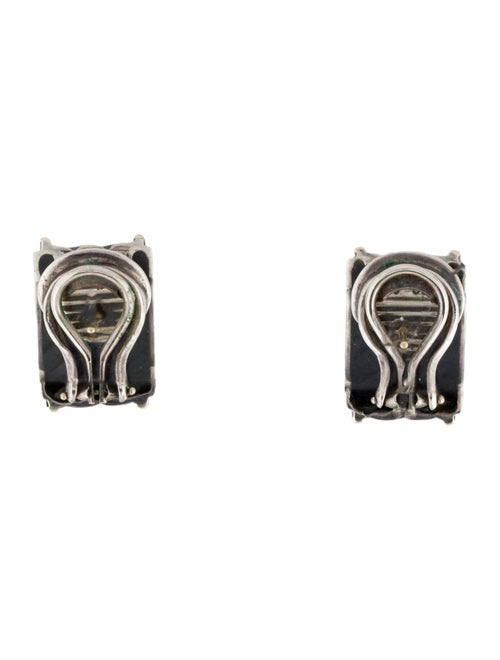 David Yurman Two-Tone Cable Earclip Earrings