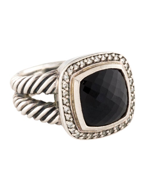 David Yurman Onyx & Diamond Albion Ring
